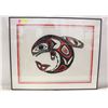 Image 1 : FRAMED NATIVE AMERICAN PRINT ARTIST UNKNOWN