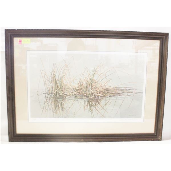 FRAMED PRINT - REEDS BY ROBERT BATEMAN