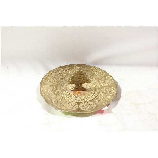 ORNATE BRASS CATCH ALL DISH