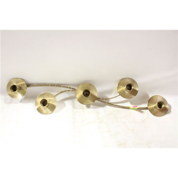 BRASS CANDELABRA FROM CHURCH