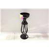 Image 1 : ARABESKA BLACK GLASS JELLYFISH CANDLEHOLDER