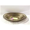 Image 1 : PAIR OF PIERCED BRASS BREAD BASKETS