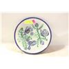 Image 1 : TERRACOTTA DECORATIVE PLATE W/FLOWERS+BIRDS