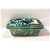 Image 1 : GREEN CERAMIC CASSEROLE WITH LID