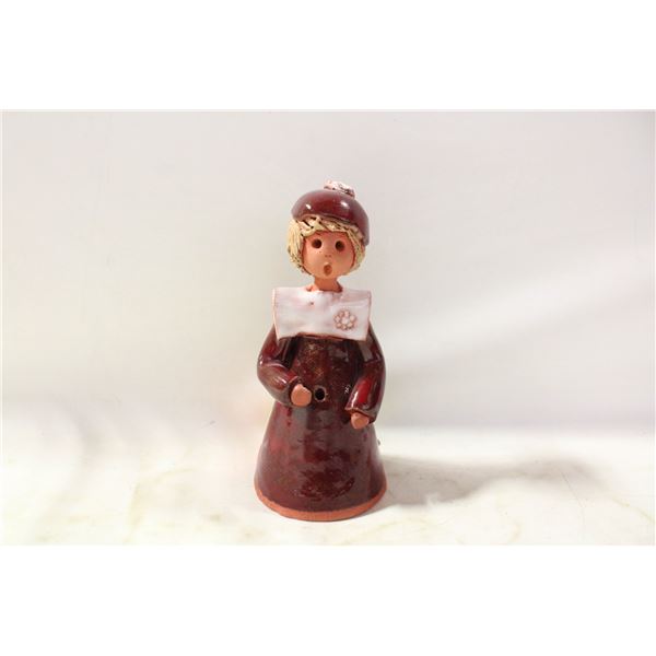 CERAMIC FLOWER GIRL FIGURINE