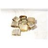 Image 1 : SET OF 8 BRASS NAPKIN RINGS