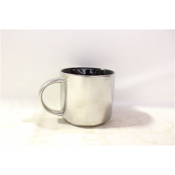 STARBUCKS MUG SILVER