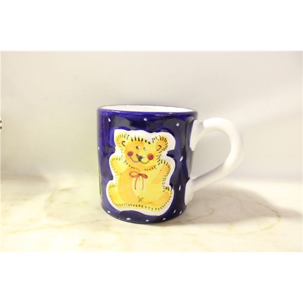 DERUTA STARBUCKS MUG WITH TEDDY BEAR