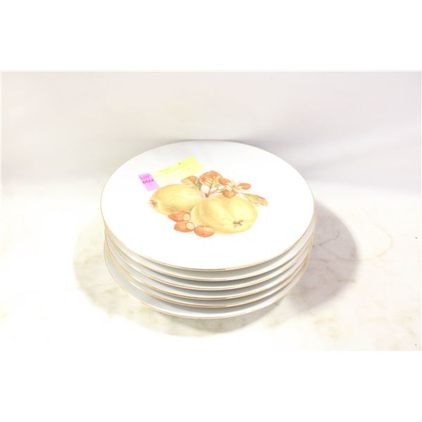 SET OF BAREUTHER FRUIT PLATES