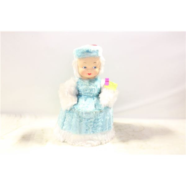 VINTAGE PAJAMA DOLL, BOTTOM UNZIPS FOR