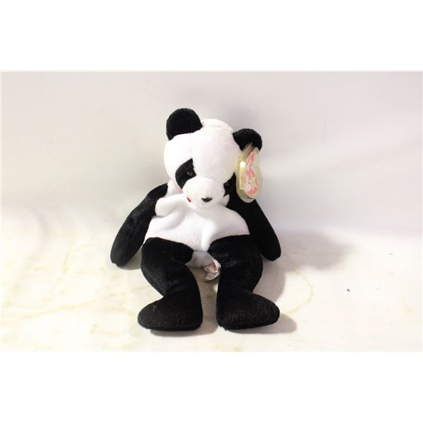 FORTUNE PANDA BEAR TY BEANIE BABY ORIGINAL+TAGS
