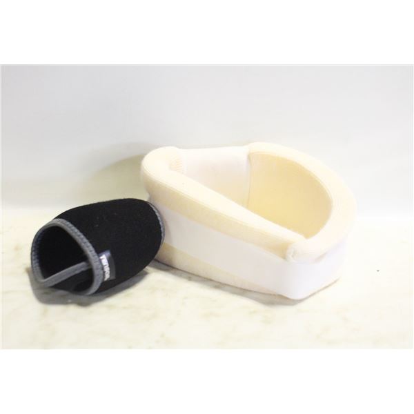 NECK BRACE AND WRIST BRACE