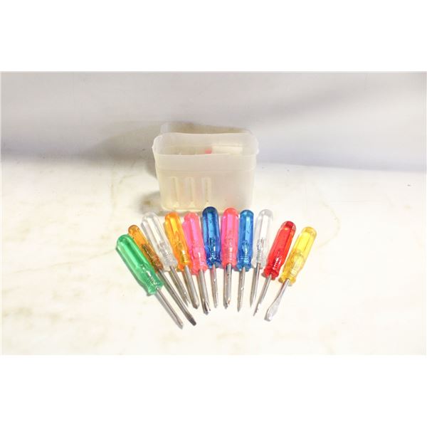VINTAGE PRECISION SCREWDRIVER TOOL SET IN CASE