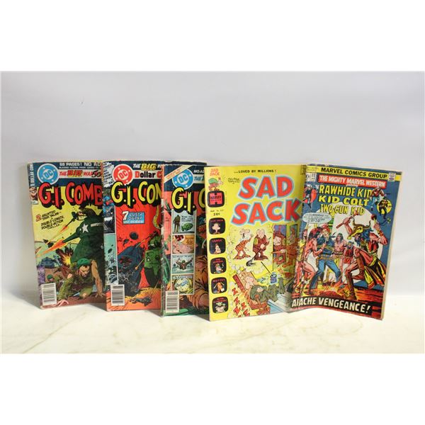 LOT OF 6 VINTAGE COMIC BOOKS