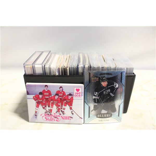 161 ASSORTED ROOKIE AND INSERTS HOCKEY