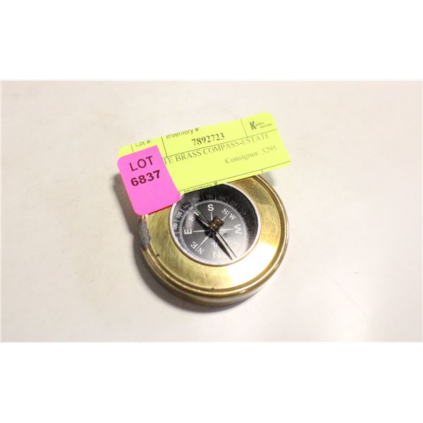 ESTATE BRASS COMPASS-ESTATE