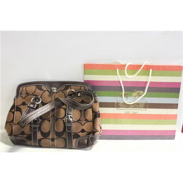 UNVERIFIED COACH PURSE+SHOPPING BAG