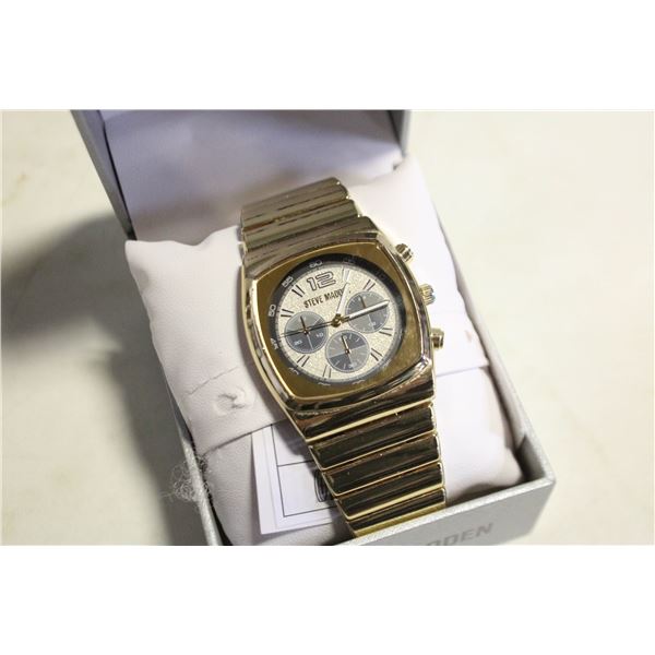 NEW STEVE MADDEN MENS WATCH IN BOX