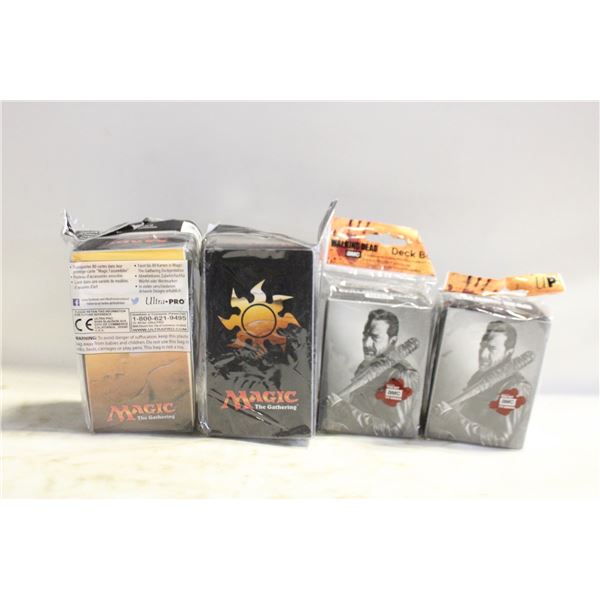 LOT OF 4 MAGIC THE GATHERING DECK BOXES