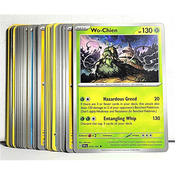 1) LOT OF 50 BASIC POKEMON TRADING