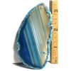 Image 1 : 16) NATURAL BLUE AGATE 45.6 GRAM