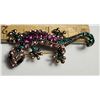 Image 1 : 22) BRONZE TONE WITH PALE & HOT PINK,