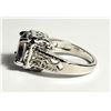 Image 2 : 33) SILVER TONE WITH MYSTIC TOPAZ CZ