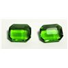 Image 1 : 20) LOT OF 2 MATCHED EMERALD CUT