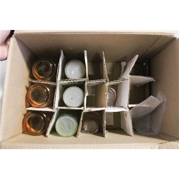 VINTAGE DRINKING JUICE GLASSES - 3 LIBBY