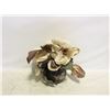 Image 1 : FLOWER DECOR IN MOSAIC GLASS VASE 11" H