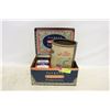 Image 1 : ANTIQUE TINS & PAIL ALL TOGETHER-ESTATE