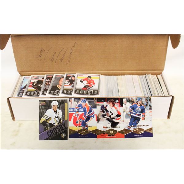 CROSBY, ROOKIES, ANDERSON, & UNSORTED CARDS