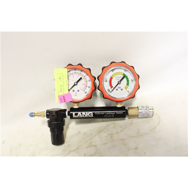 LANG CYLINDER LEAKAGE TESTER W/2 GUAGES