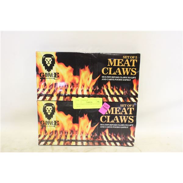 4 PCS GRILL STYLE MEAT CLAWS MEAT