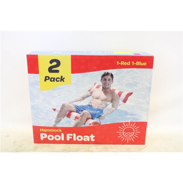 2 PACK WATER SWIMMING POOL FLOAT BED
