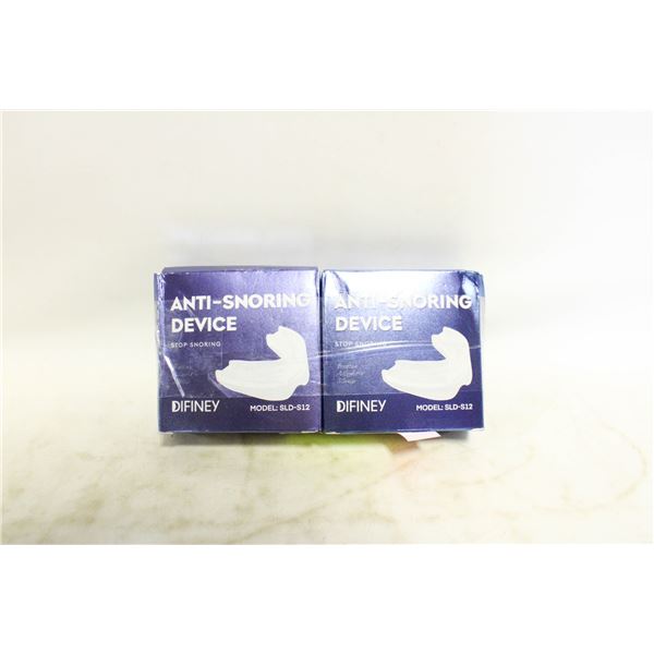 2 PACK DIFINEY ANTI SNORING DEVICE NEW