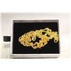 Image 1 : #4435-2 OF 48 CM LONG GOLD TONE WATER WAVE