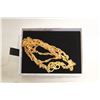 Image 1 : LOT OF 2 48 CM LONG GOLD TONE WATER WAVE