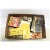 Image 1 : FLAT WITH KODAK CAMERA, SCALE, BOTTLES,