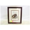Image 1 : SUE COLEMAN SIGNED BEAR FRAMED