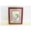 Image 1 : SUE COLEMAN SIGNED OWL FRAMED PRINT