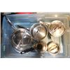Image 1 : LOT OF 5 COOK POTS WITH MATCHING LIDS