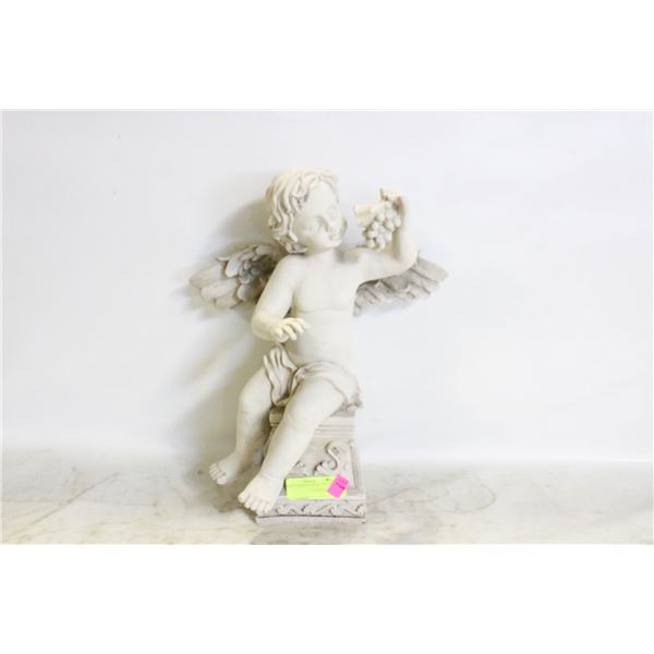 ANGEL GARDEN STATUE - 15-1/2"H