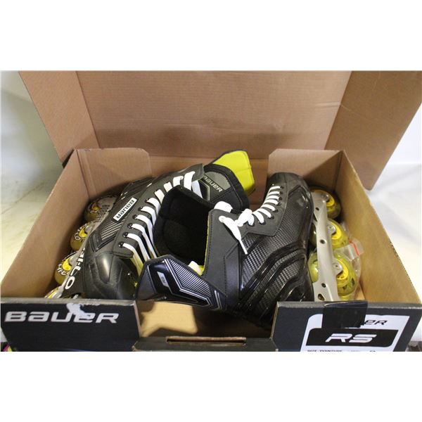 BAUER INLINE SAKETS SIZE 10R (MENS 11.5 SHOES SIZE