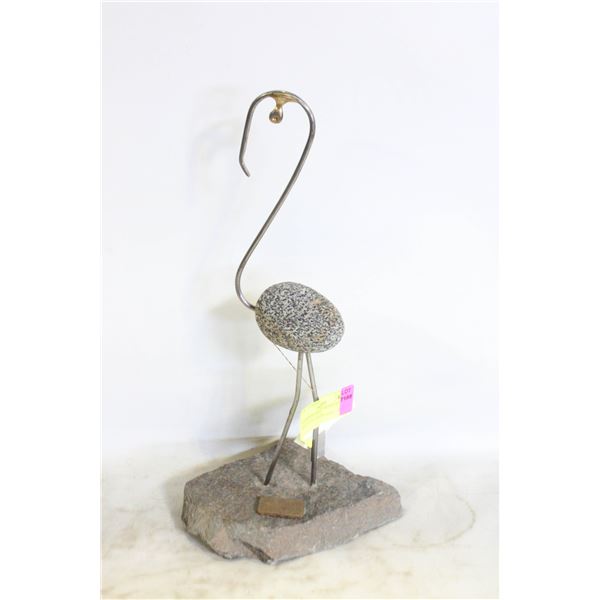 HANDMADE ARTIST SIGNED BY FRED OBERG CRANE