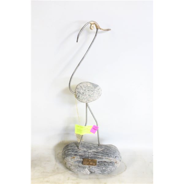 HANDMADE ARTIST SIGNED BY FRED OBERG CRANE