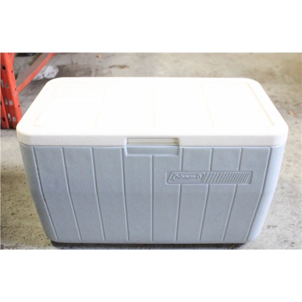 LIGHT BLUE COLEMAN COOLER