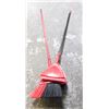 Image 1 : 2 BROOMS WITH DUST PANS