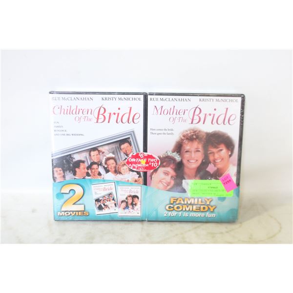 NEW 2 DVDS "CHILDREN OF THE BRIDE" "MOTHER OF THE
