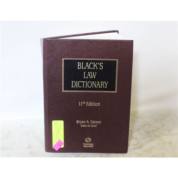 BLACKS LAW DICTIONARY 11TH EDITION